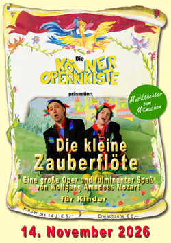 Die kleine Zauberflöte – Veranstaltungsplakat